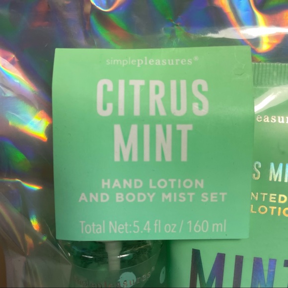 NWT Citrus Mint hand lotion and body mist set - Picture 2 of 5